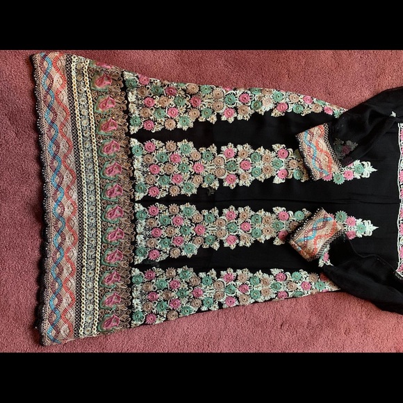 Chiffon Pakistani Indian Salwar Kameez - Picture 2 of 5